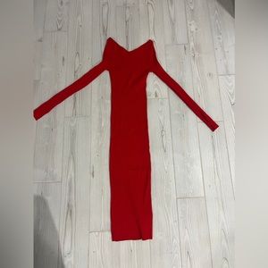 Red dress